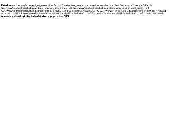 Screenshot of deadoraliveinfo.com