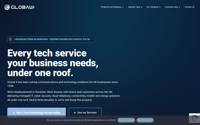 Screenshot of global4.co.uk
