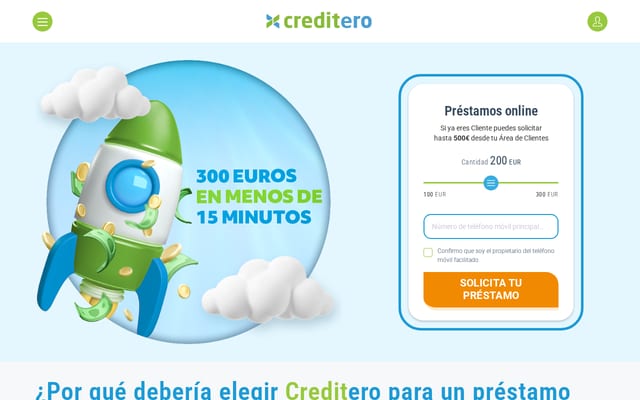 Screenshot of creditero.es