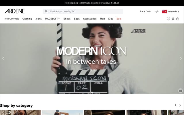 Screenshot of ardene.com