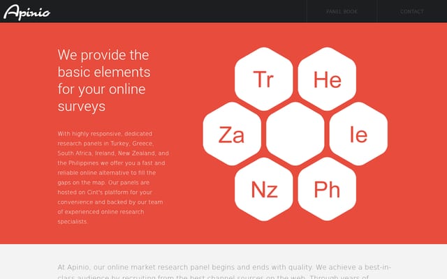 Screenshot of apinio.com