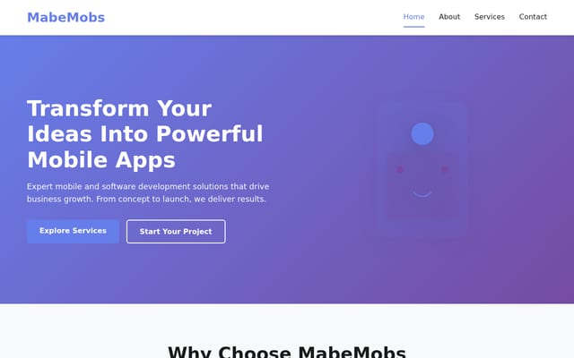 Screenshot of mabemobs.com
