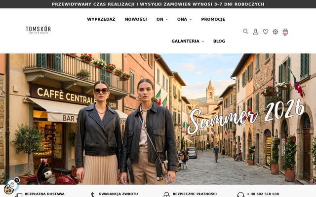 Screenshot of tomskor.pl