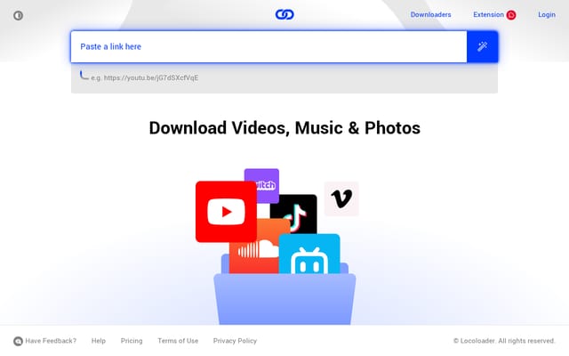 Screenshot of locoloader.com