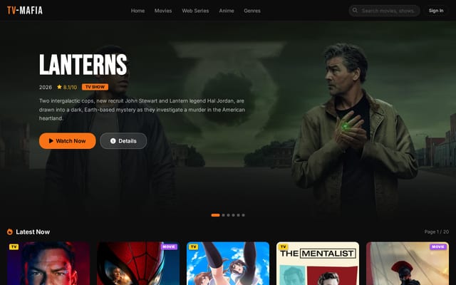 Screenshot of nubotv.com