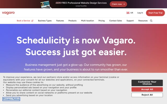 Screenshot of schedulicity.com