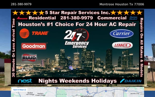 Screenshot of 24houracrepairmontrose.com