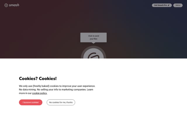 Screenshot of fromsmash.com