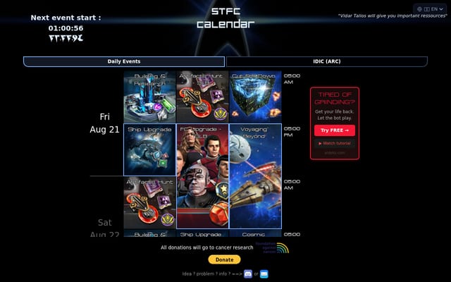 Screenshot of stfc.ovh