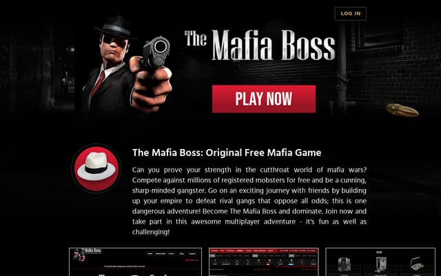 Screenshot of themafiaboss.com