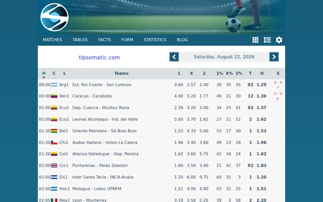 Screenshot of sportalic.com