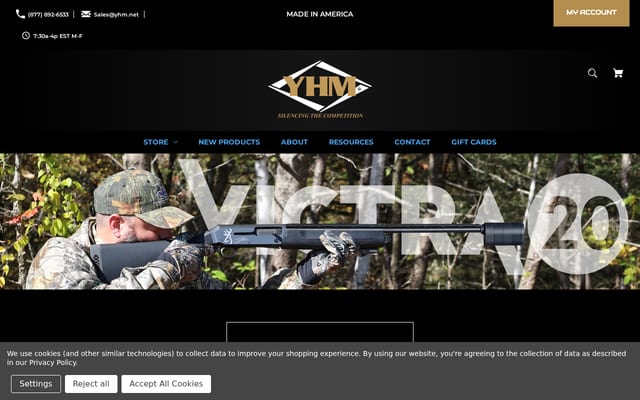 Screenshot of yhm.net