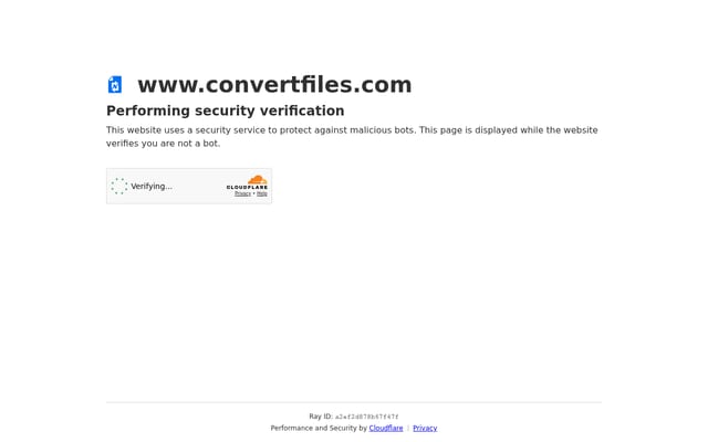 Screenshot of convertfiles.com