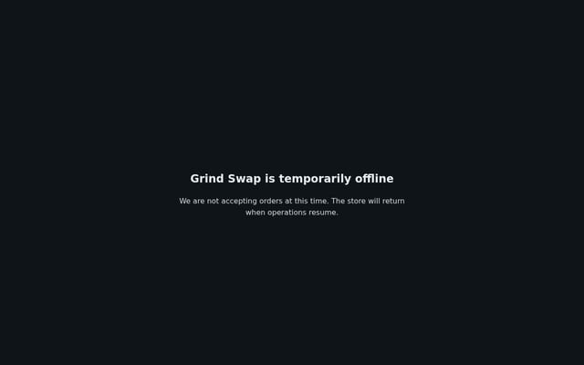 Screenshot of grindswap.com