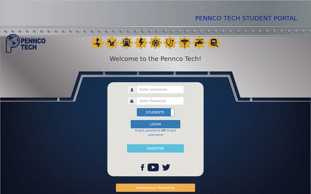 Screenshot of pennco.edu
