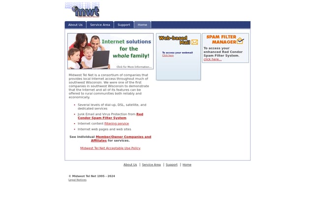 Screenshot of mwt.net