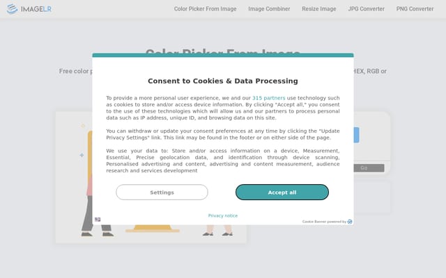 Screenshot of imagelr.com