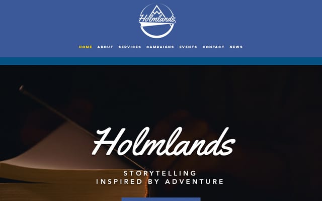 Screenshot of holmlands.co.uk