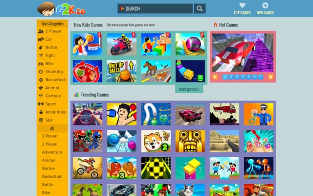 Screenshot of g2k.co