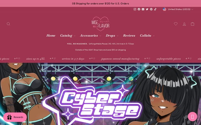 Screenshot of moeflavor.com