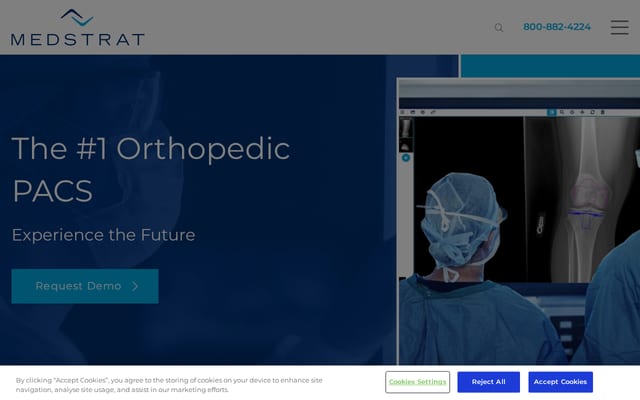 Screenshot of medstrat.com
