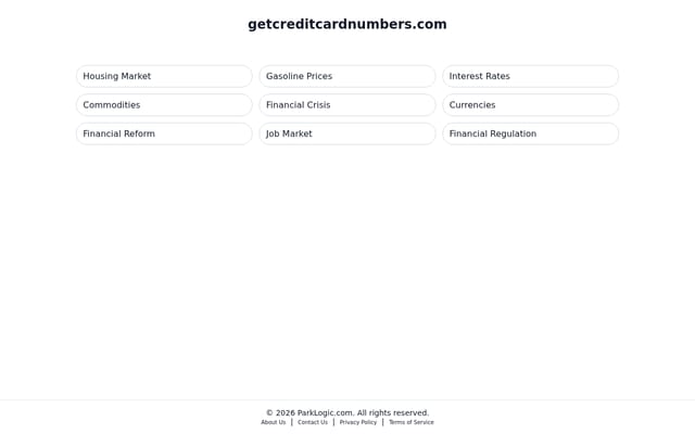 Screenshot of getcreditcardnumbers.com
