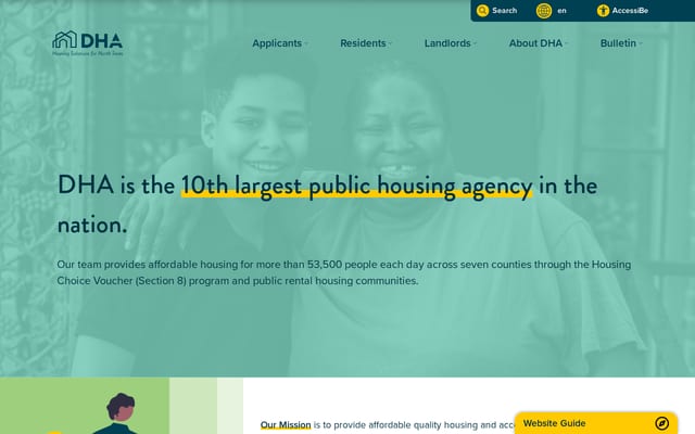 Screenshot of dhantx.com