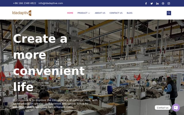 Screenshot of ldadaptive.com