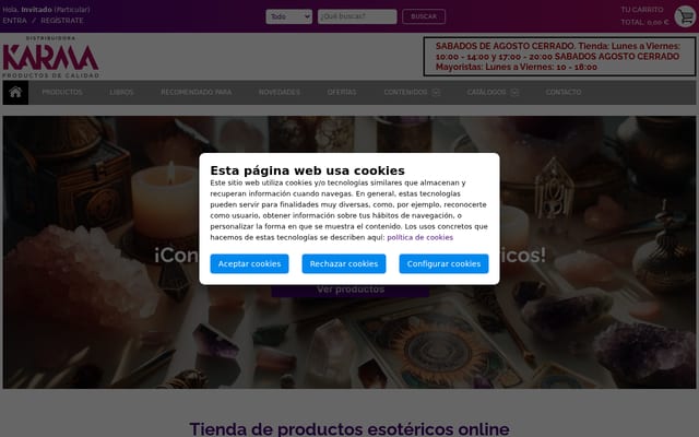 Screenshot of productoskarma.com