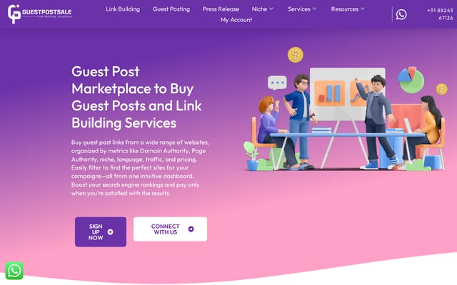 Screenshot of guestpostsale.com