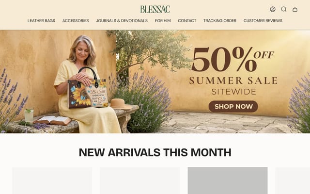 Screenshot of blessac.com