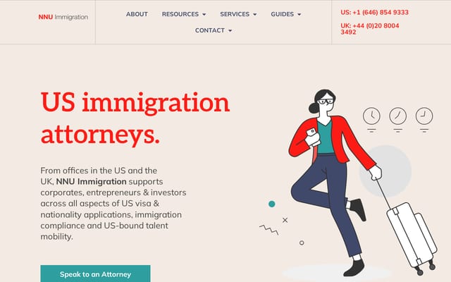 Screenshot of nnuimmigration.com
