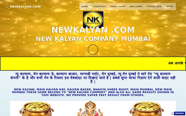 Screenshot of newkalyan.com