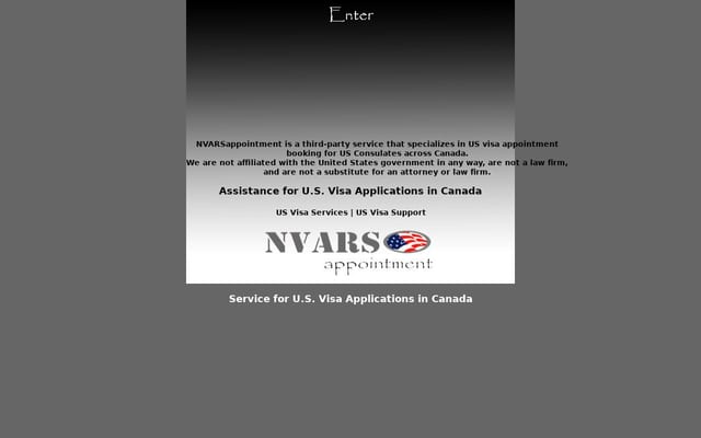 Screenshot of nvarsappointment.com