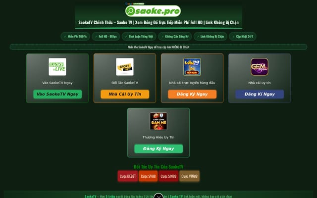 Screenshot of saoke.link