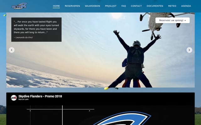 Screenshot of pcv.be