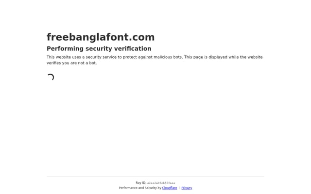 Screenshot of freebanglafont.com