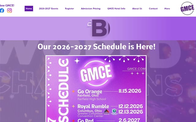 Screenshot of gmce.com