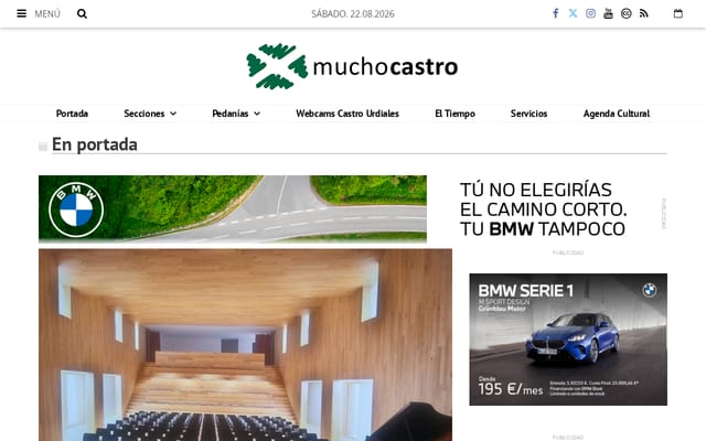 Screenshot of muchocastro.com