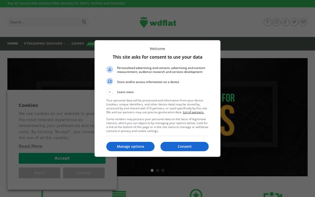 Screenshot of wdflat.com