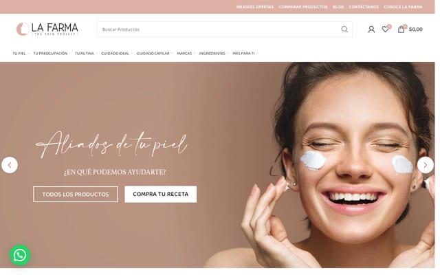 Screenshot of lafarma.com.ec