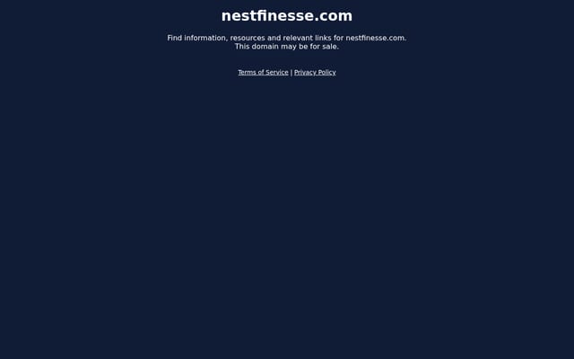 Screenshot of nestfinesse.com