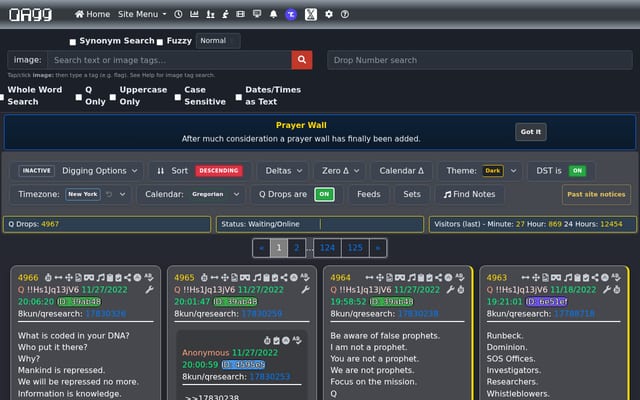 Screenshot of qagg.news