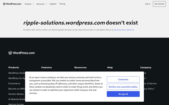 Screenshot of ripple-solutions.co.uk