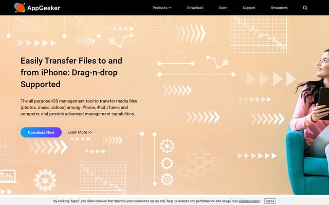 Screenshot of appgeeker.com