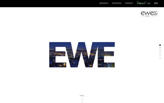 Screenshot of ewe.rs