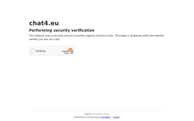 Screenshot of chat4.eu