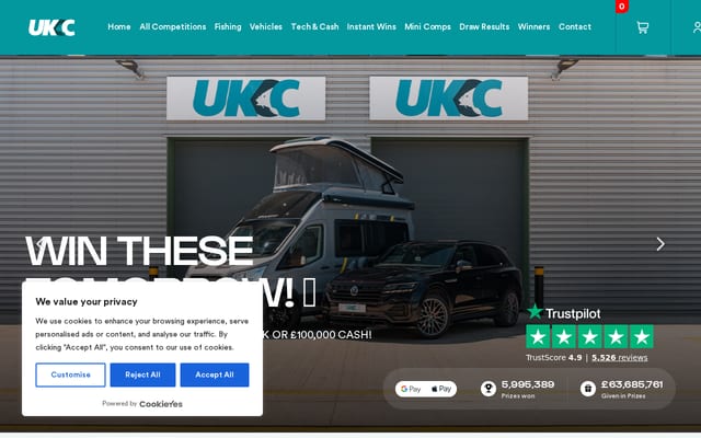Screenshot of ukcc.co.uk