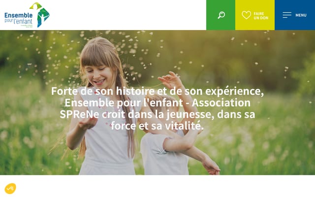 Screenshot of sprene.fr
