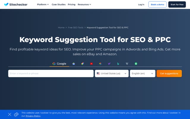 Screenshot of kparser.com